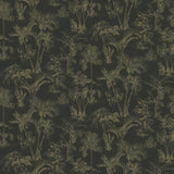 Brewster Home Fashions Zapata Gold Tropical Jungle Wallpaper