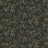Brewster Home Fashions Zapata Tropical Jungle Gold Wallpaper