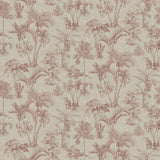 Brewster Home Fashions Zapata Merlot Tropical Jungle Wallpaper