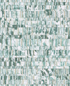 Brewster Home Fashions Demi Teal Abstract Wallpaper