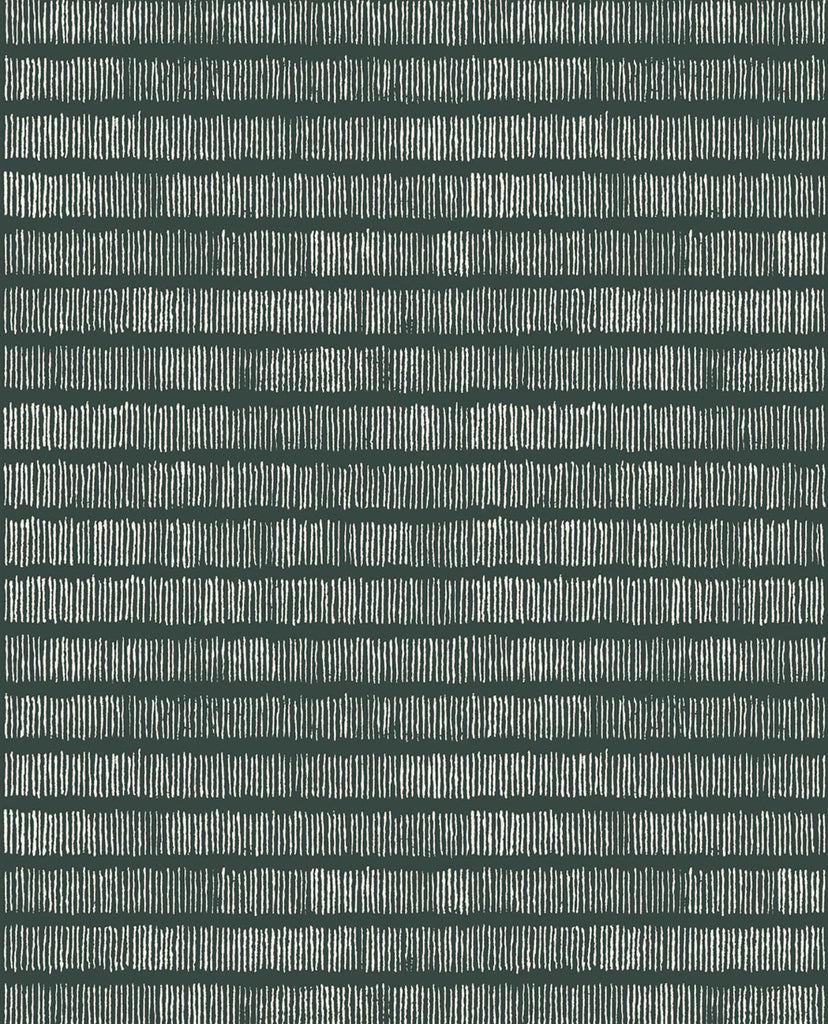 Brewster Home Fashions Solemn Lines Dark Green Wall Mural