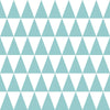 Brewster Home Fashions Verdon Aquamarine Geometric Wallpaper