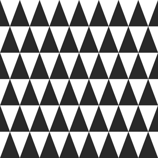 Brewster Home Fashions Verdon Black Geometric Wallpaper