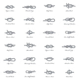 Brewster Home Fashions Marius Sailors Knots Off-White Wallpaper