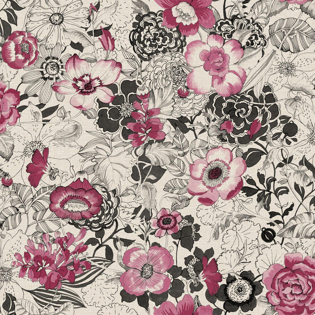 Brewster Home Fashions Penny Pink Floral Wallpaper