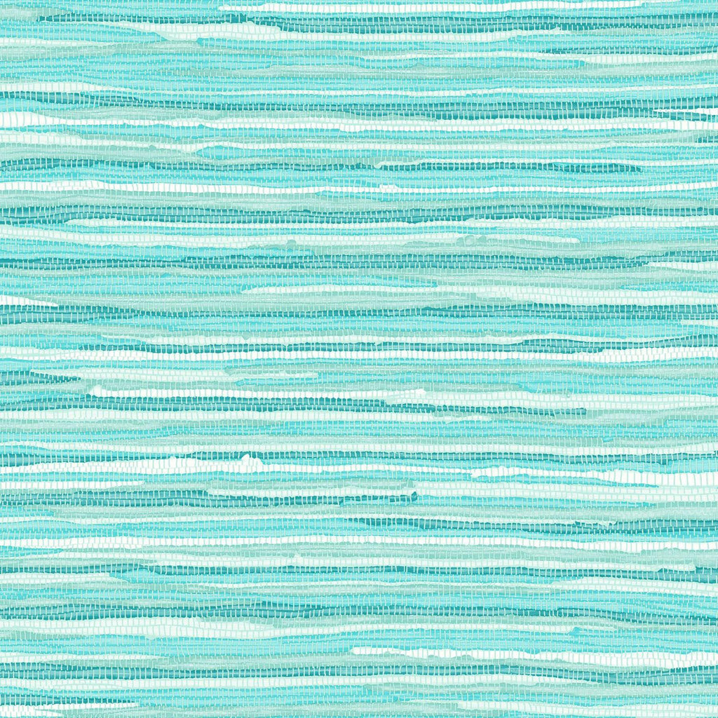 Brewster Home Fashions Cabana Turquoise Faux Grasscloth Wallpaper