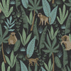 Brewster Home Fashions Animals Dark Green Wallpaper