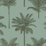 Brewster Home Fashions Taj Sage Palm Trees Wallpaper