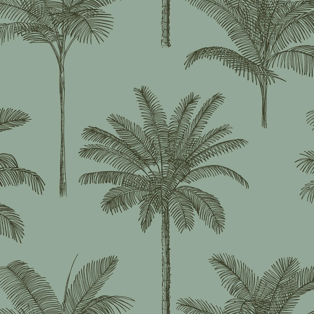 Brewster Home Fashions Taj Sage Palm Trees Wallpaper