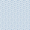 Brewster Home Fashions Hugson Blue Quilted Damask Wallpaper