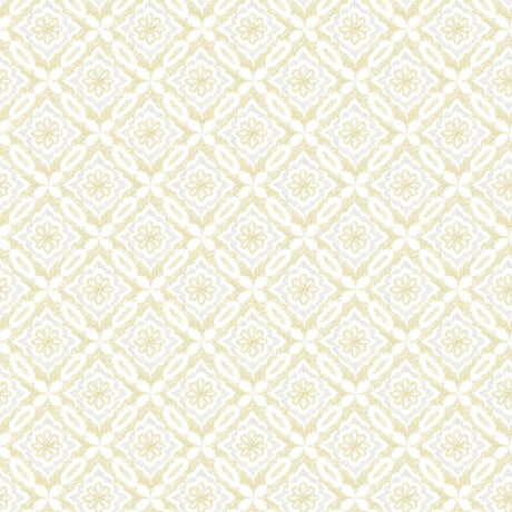Brewster Home Fashions Hugson Yellow Quilted Damask Wallpaper