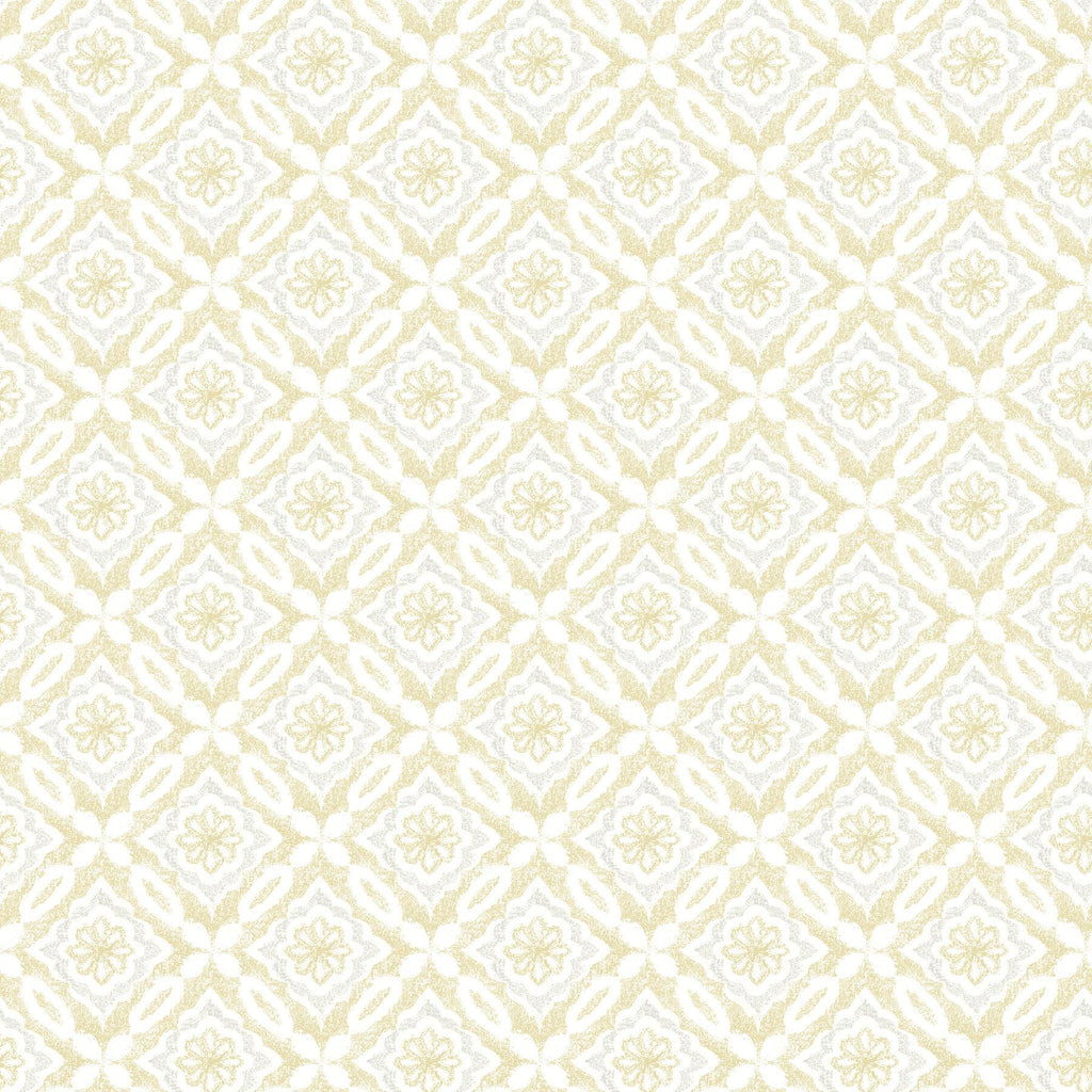 Brewster Home Fashions Hugson Yellow Quilted Damask Wallpaper
