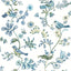 Brewster Home Fashions Jinjur Teal Bird Trail Wallpaper
