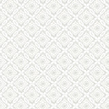 Brewster Home Fashions Hugson Grey Quilted Damask Wallpaper