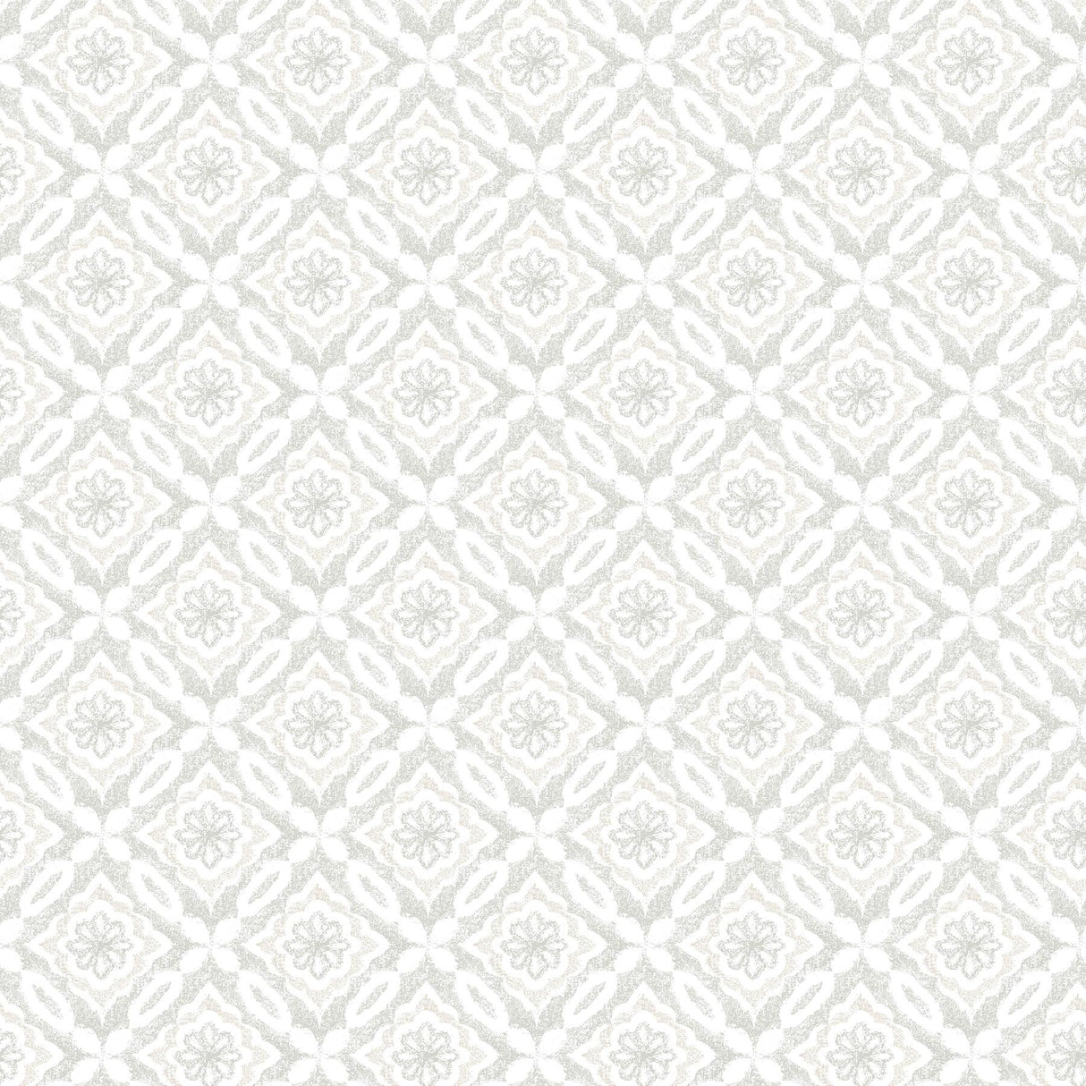 Brewster Home Fashions Hugson Quilted Damask Grey Wallpaper