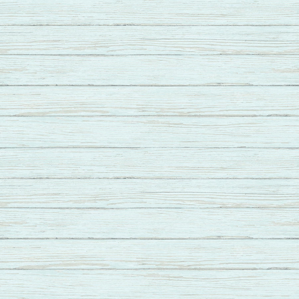 Brewster Home Fashions Ozma Wood Plank Aqua Wallpaper