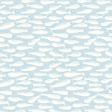 Brewster Home Fashions Nunkie Aqua Sardine Wallpaper