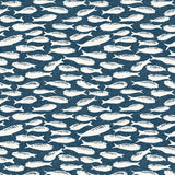 Brewster Home Fashions Nunkie Navy Sardine Wallpaper