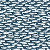 Brewster Home Fashions Nunkie Navy Sardine Wallpaper