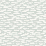 Brewster Home Fashions Nunkie Light Blue Sardine Wallpaper