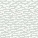 Brewster Home Fashions Nunkie Sardine Light Blue Wallpaper