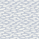 Brewster Home Fashions Nunkie Sardine Denim Wallpaper