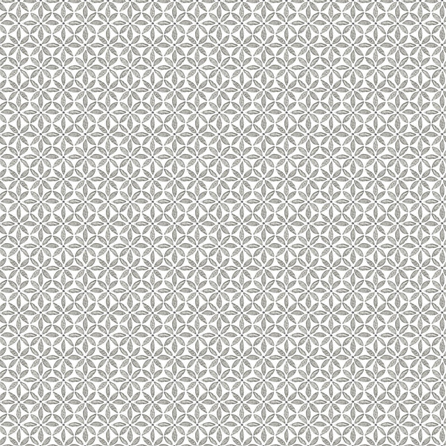 Brewster Home Fashions Jellia Charcoal Petal Geometric Wallpaper