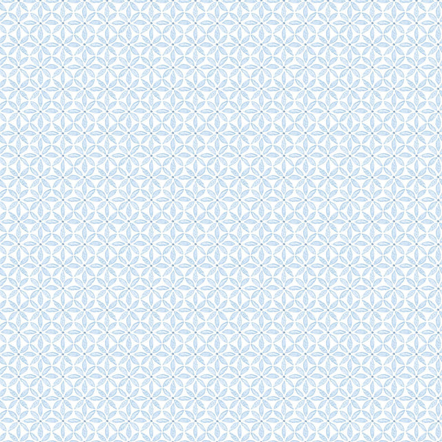 Brewster Home Fashions Jellia Blue Petal Geometric Wallpaper