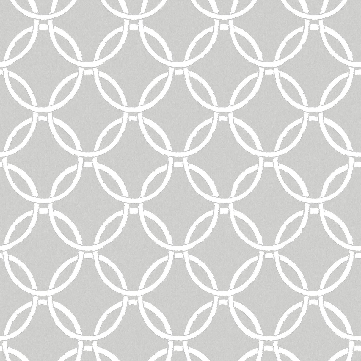 Brewster Home Fashions Quelala Grey Ring Ogee Wallpaper