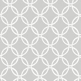 Brewster Home Fashions Quelala Ring Ogee Grey Wallpaper