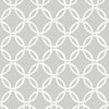 Brewster Home Fashions Quelala Grey Ring Ogee Wallpaper