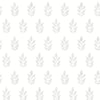 Brewster Home Fashions Ervic Light Grey Leaf Block Print Wallpaper