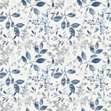 Brewster Home Fashions Tinker Navy Woodland Botanical Wallpaper