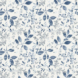 Brewster Home Fashions Tinker Woodland Botanical Navy Wallpaper