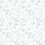 Brewster Home Fashions Tinker Light Blue Woodland Botanical Wallpaper