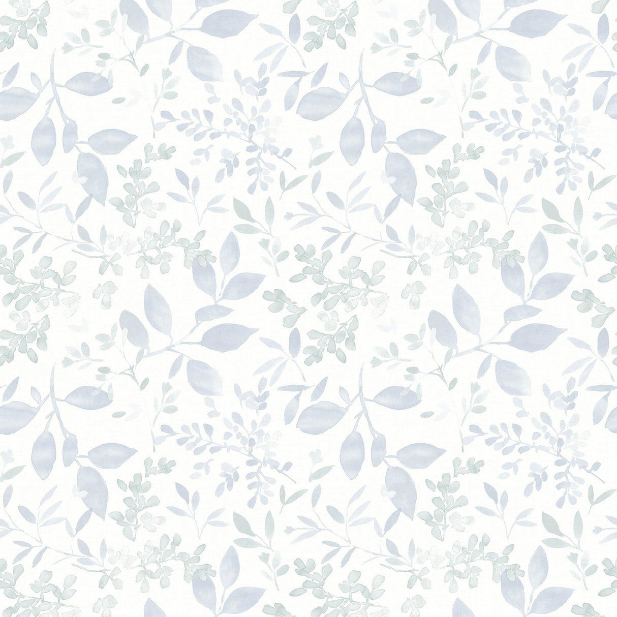 Brewster Home Fashions Tinker Woodland Botanical Light Blue Wallpaper