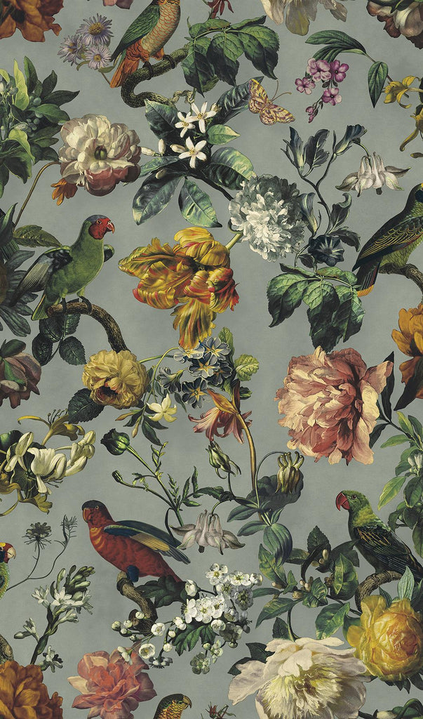 Brewster Home Fashions Claude Sage Floral Wallpaper