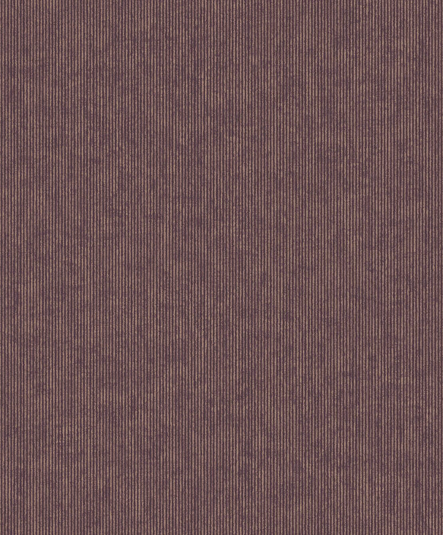 Brewster Home Fashions Leonardo Mauve Flock Stripe Wallpaper