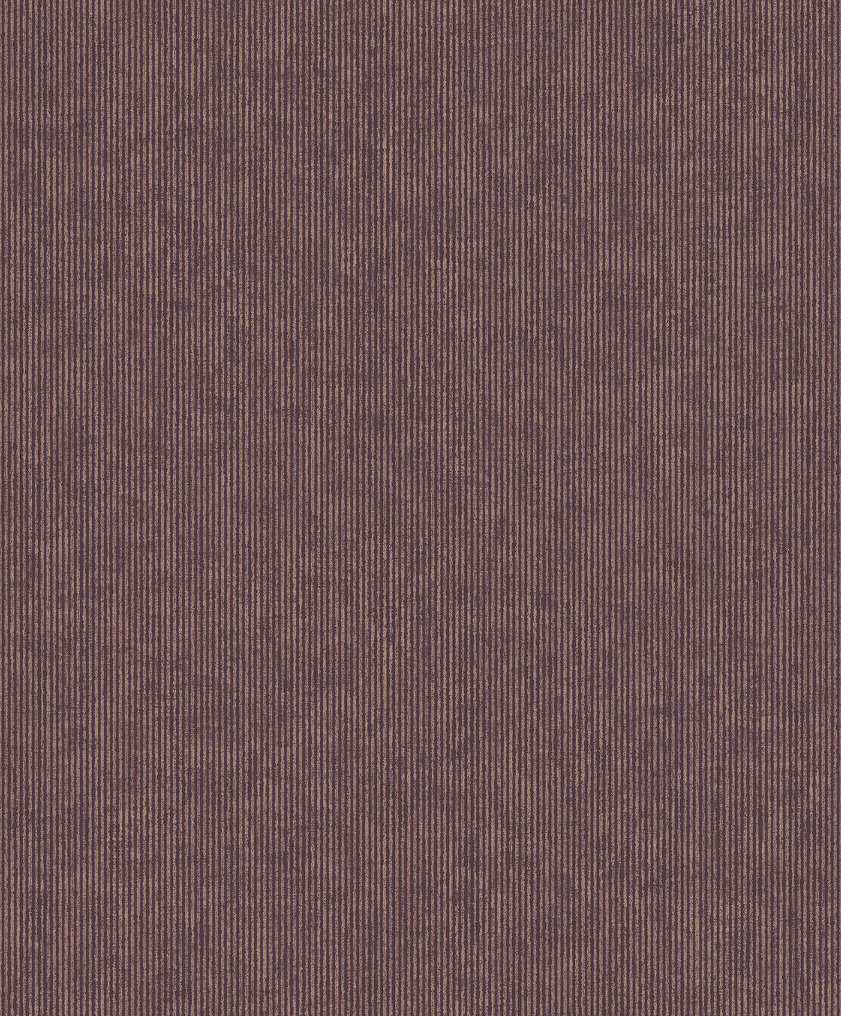 Brewster Home Fashions Leonardo Flock Stripe Mauve Wallpaper