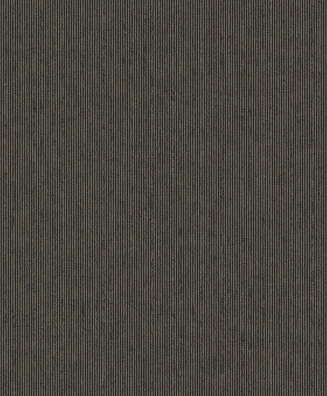 Brewster Home Fashions Leonardo Charcoal Flock Stripe Wallpaper