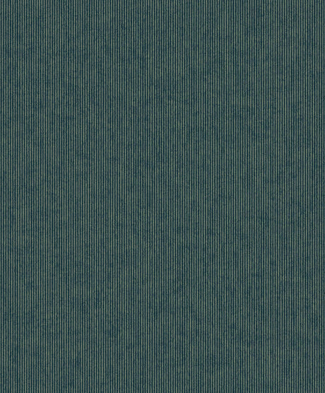 Brewster Home Fashions Leonardo Teal Flock Stripe Wallpaper