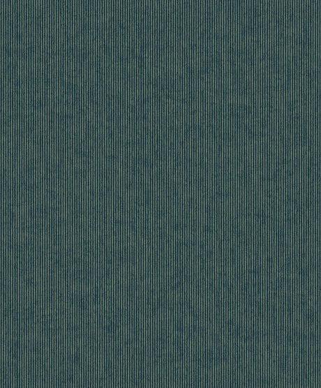 Brewster Home Fashions Leonardo Flock Stripe Teal Wallpaper