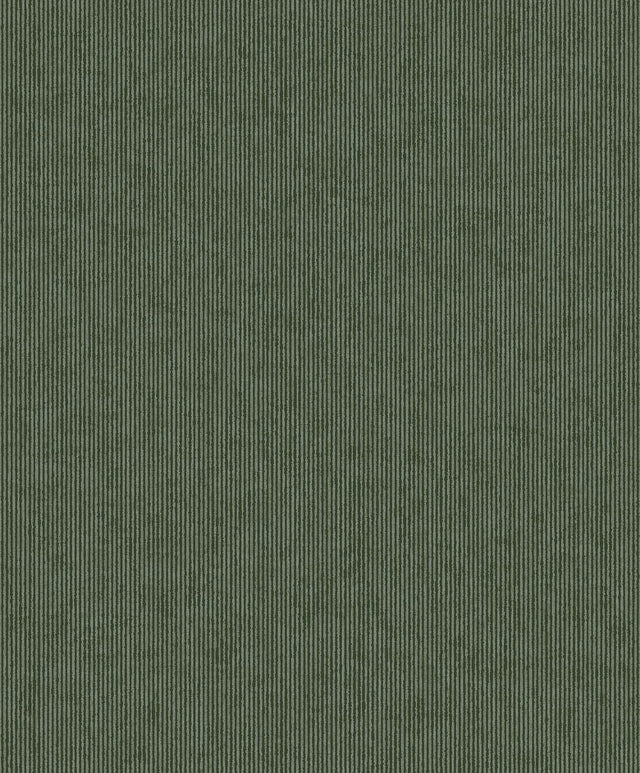 Brewster Home Fashions Leonardo Dark Green Flock Stripe Wallpaper