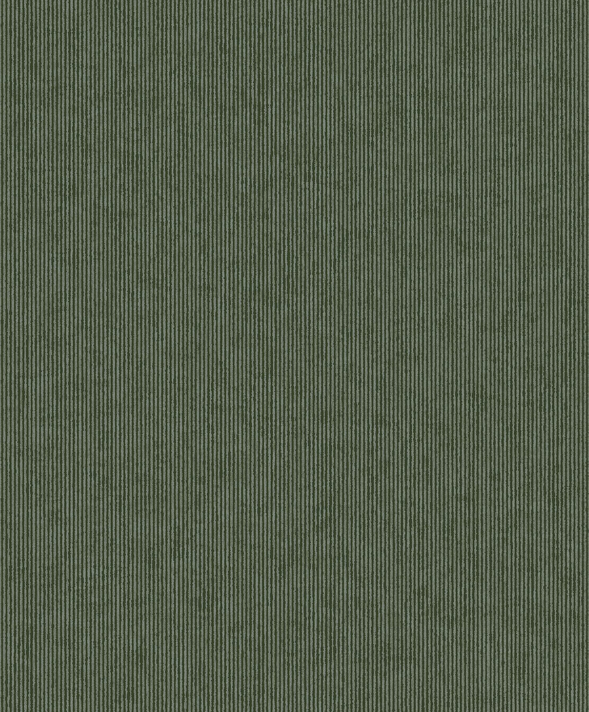 Brewster Home Fashions Leonardo Flock Stripe Dark Green Wallpaper