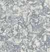 Brewster Home Fashions Auguste Navy Floral Wallpaper
