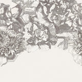 Brewster Home Fashions Flower Fall Wall Mural White Wallpaper