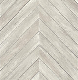 A-Street Prints Trilogy Chevron Light Grey Wallpaper
