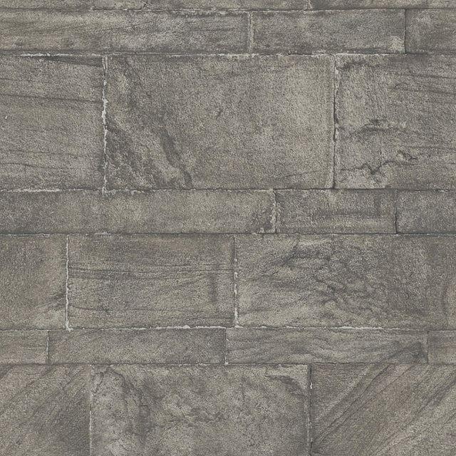 A-Street Prints Trilogy Stone Dark Grey Wallpaper