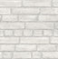 A-Street Prints Trilogy Brick Off-White Wallpaper