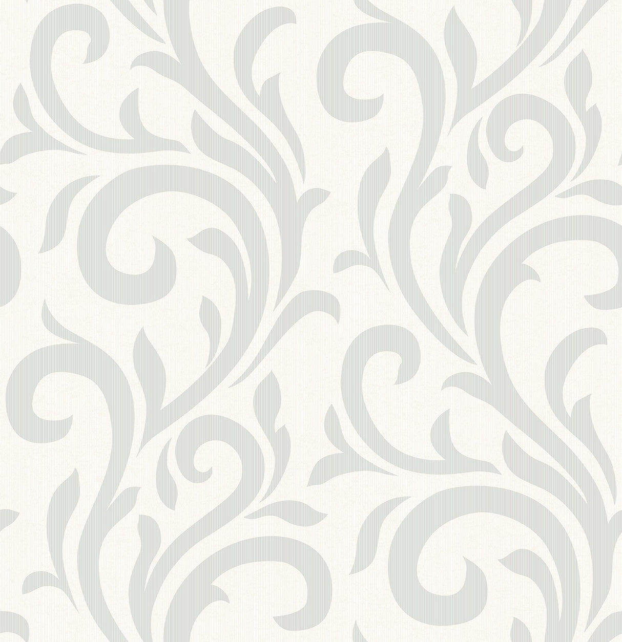 Brewster Home Fashions Bletilla Teal Scroll Wallpaper